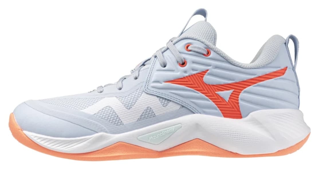 کفش والیبال زنانه Mizuno آبی مدل Wave Momentum Pro کفش والیبال زنانه Mizuno آبی مدل Wave Momentum Pro