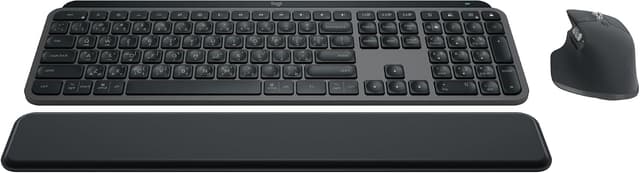 ست کیبورد و ماوس Logitech مدل MX Keys S Combo بیسیم با استراحتگاه کف دست، نورپردازی قابل تنظیم، Bluetooth و USB C، رنگ گرافیتی، چیدمان ARA ست کیبورد و ماوس Logitech مدل MX Keys S Combo بیسیم با استراحتگاه کف دست، نورپردازی قابل تنظیم، Bluetooth و USB C، رنگ گرافیتی، چیدمان ARA
