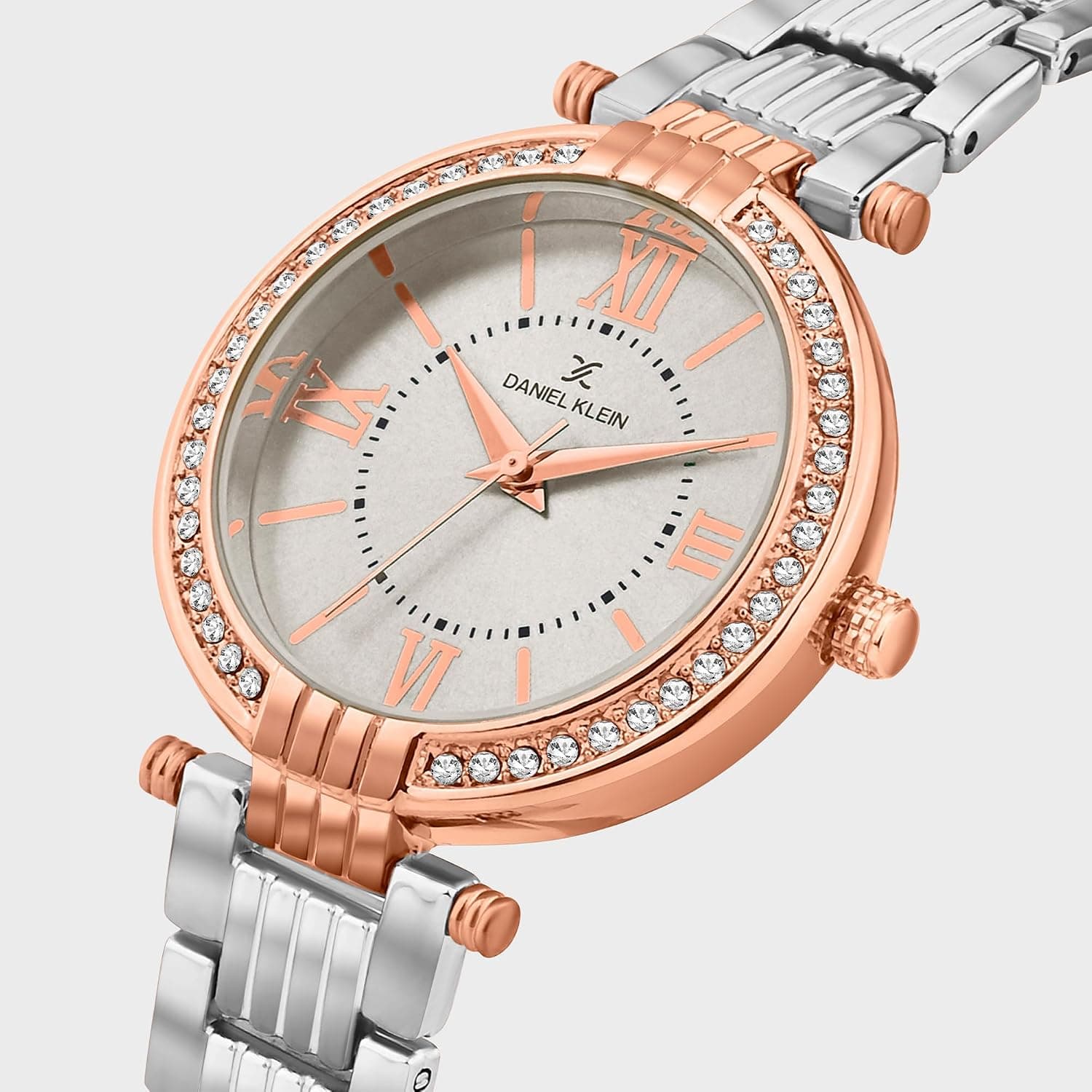 ساعت مچی زنانه Daniel Klein صفحه نقرهای عقربهای مدل DK11138-8 ساعت مچی زنانه Daniel Klein صفحه نقرهای عقربهای مدل DK11138-8
