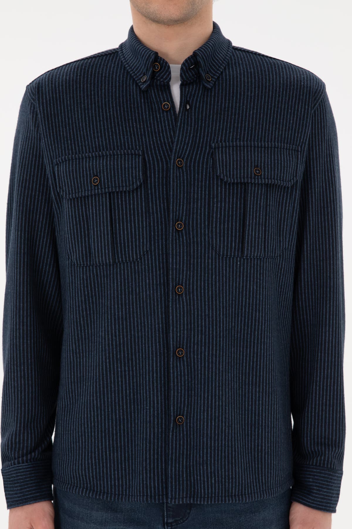 پیراهن مردانه U.S. Polo Assn. سرمهای بافتنی مدل 50290770-VR033 پیراهن مردانه U.S. Polo Assn. سرمهای بافتنی مدل 50290770-VR033