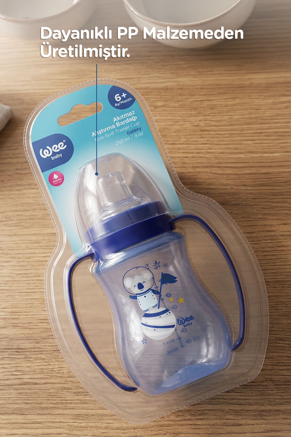 لیوان آموزشی دستهدار بچه Wee Baby Galaxy 250ml 6+ ماه آبی لیوان آموزشی دستهدار بچه Wee Baby Galaxy 250ml 6+ ماه آبی