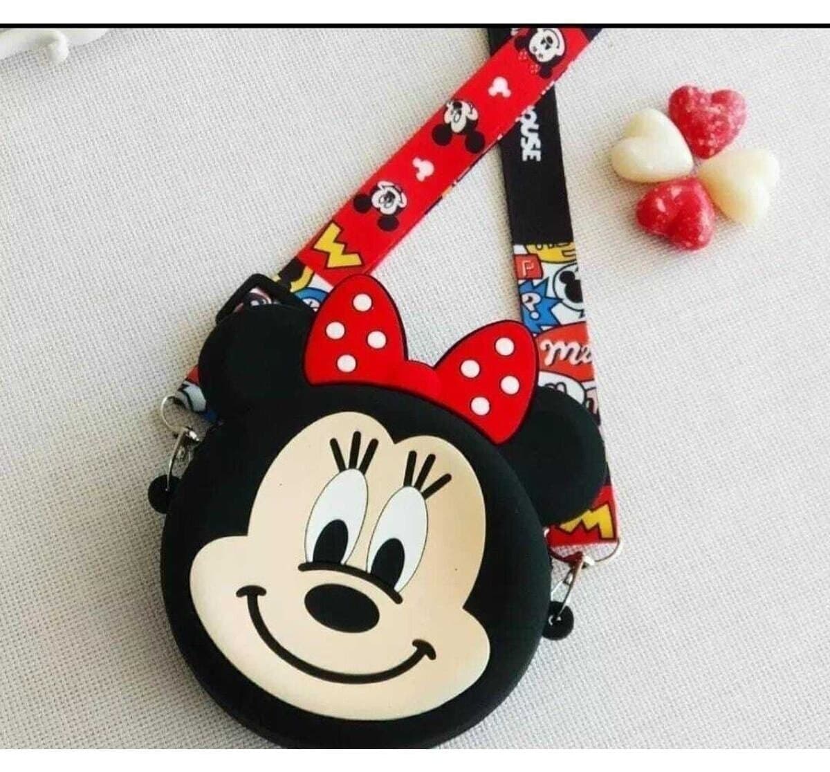 کیف پول سیلیکونی دخترانه Minnie Mouse minibuki کیف پول سیلیکونی دخترانه Minnie Mouse minibuki