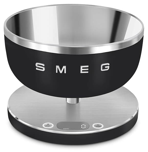 ترازوی آشپزخانه Smeg مشکی مات ترازوی آشپزخانه Smeg مشکی مات