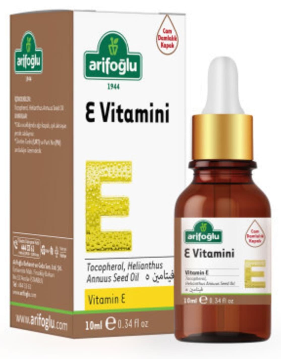 ویتامین E برند Arifoğlu با حجم 10ml ویتامین E برند Arifoğlu با حجم 10ml