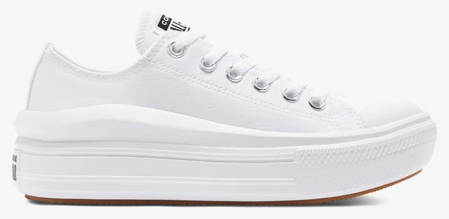 کفش اسنیکر زنانه Converse سفید Chuck Taylor All Star Move Platform کفش اسنیکر زنانه Converse سفید Chuck Taylor All Star Move Platform