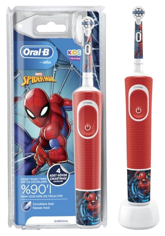 مسواک شارژی کودک Oral-B سری ویژه Spiderman مسواک شارژی کودک Oral-B سری ویژه Spiderman