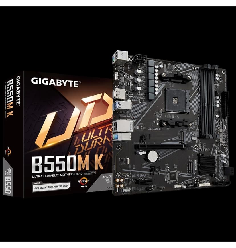 مادربرد Gigabyte مدل B550M K DDR4 4733MHz(OC) HDMI M.2 DP Matx AM4 مادربرد Gigabyte مدل B550M K DDR4 4733MHz(OC) HDMI M.2 DP Matx AM4