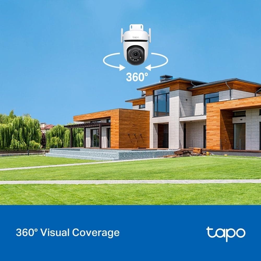 دوربین امنیتی فضای باز Tapo مدل C520WS، 2K QHD، چرخش 360°، IP66، دید در شب رنگی، صدای دوطرفه، ذخیرهسازی ابری/محلی و هشدار صوتیونوری دوربین امنیتی فضای باز Tapo مدل C520WS، 2K QHD، چرخش 360°، IP66، دید در شب رنگی، صدای دوطرفه، ذخیرهسازی ابری/محلی و هشدار صوتیونوری