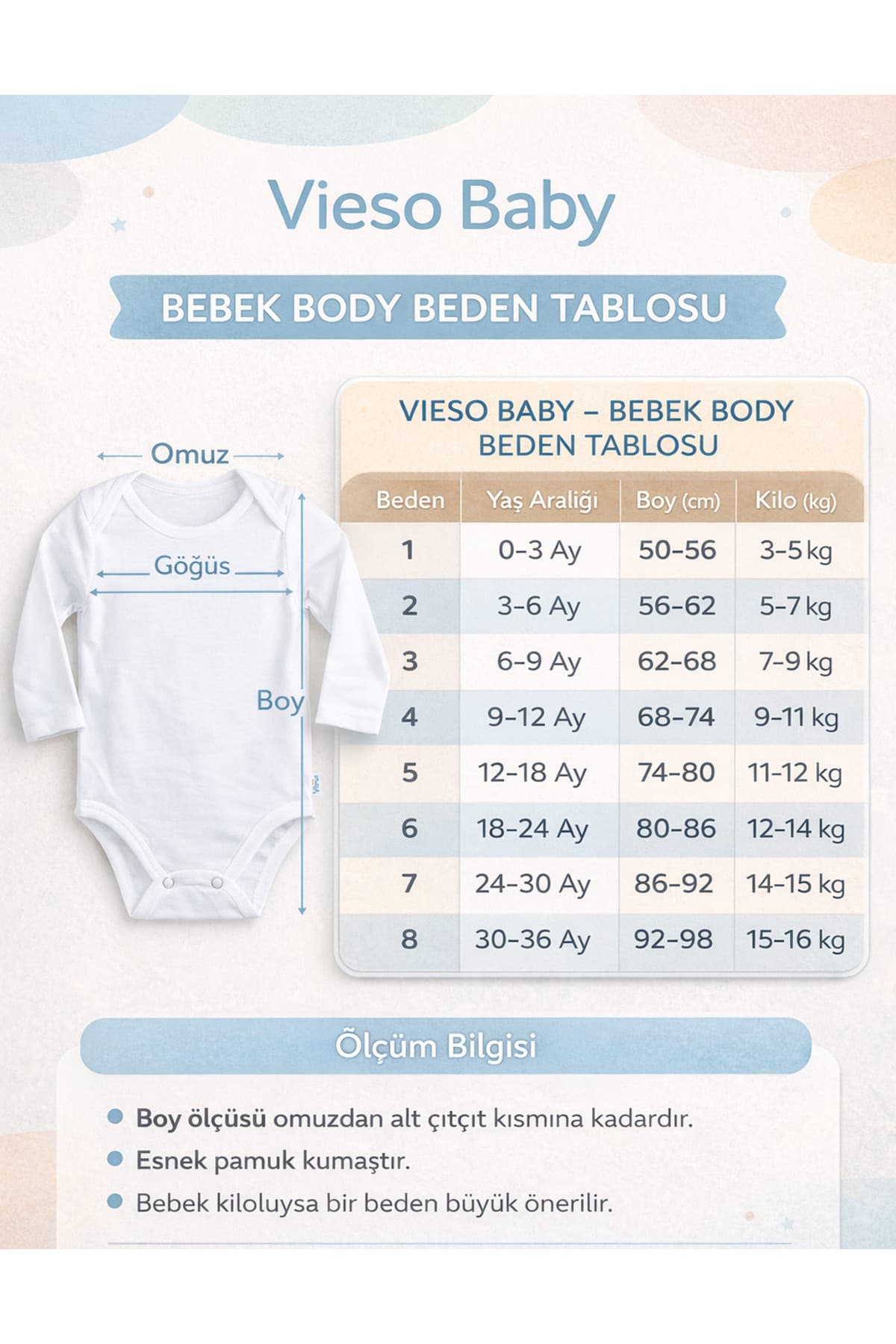 بادی نوزادی Rany Baby Kids آستین بلند دکمه فشاری یقه پاکتی 5 تایی بادی نوزادی Rany Baby Kids آستین بلند دکمه فشاری یقه پاکتی 5 تایی
