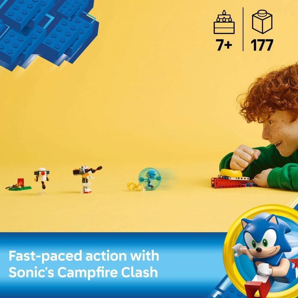 لگو Sonic the Hedgehog Sonic's Campfire Clash مدل 77001 لگو Sonic the Hedgehog Sonic's Campfire Clash مدل 77001