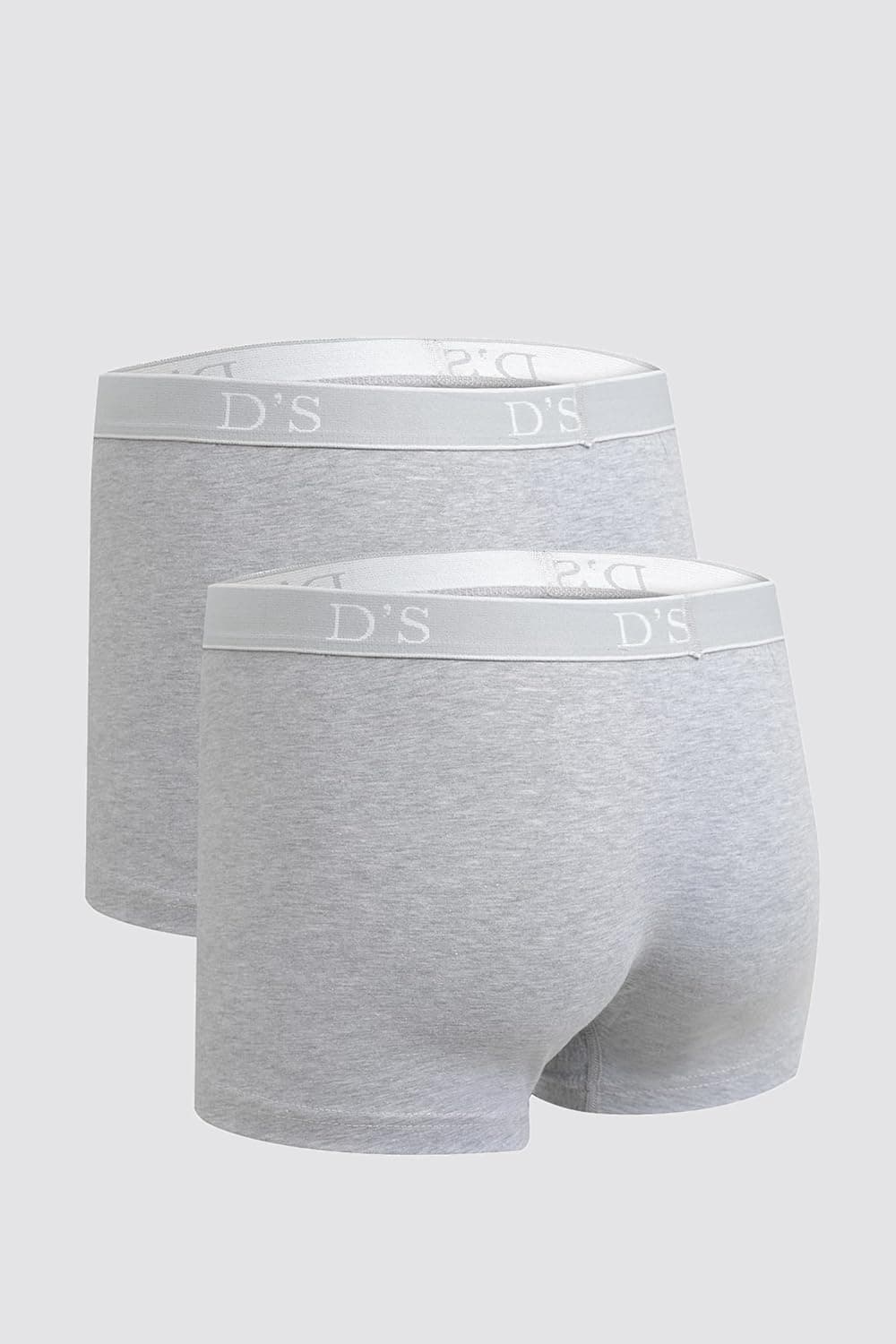 بوکسر مردانه D'S Damat ۲ عددی خاکستری کمربند لاستیکی لیکرا M بوکسر مردانه D'S Damat ۲ عددی خاکستری کمربند لاستیکی لیکرا M