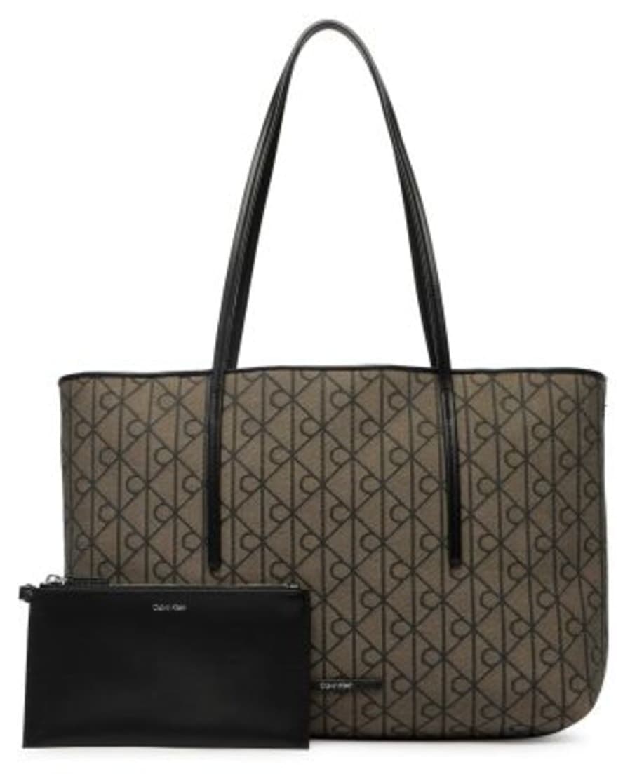 کیف توت زنانه Calvin Klein آنتراسیت AOP JACQUARD مدل EMBLEM کیف توت زنانه Calvin Klein آنتراسیت AOP JACQUARD مدل EMBLEM