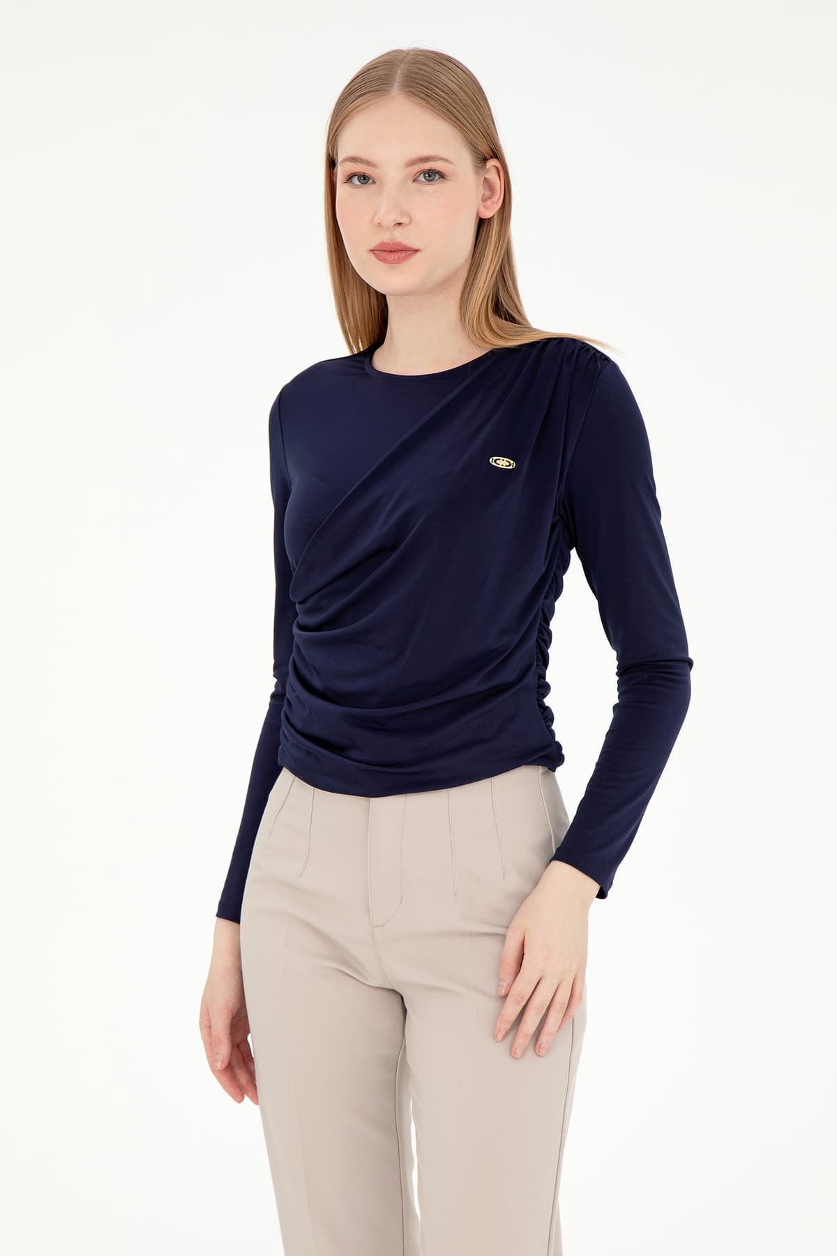 سویشرت زنانه U.S. Polo Assn. سرمهای یقه گرد مدل 50291561-VR033 سویشرت زنانه U.S. Polo Assn. سرمهای یقه گرد مدل 50291561-VR033