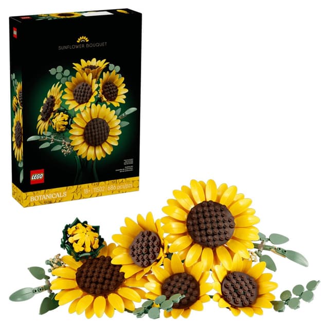 لگو 11502 Botanicals مدل تزئینی دستهگل آفتابگردان برای بزرگسالان (686 قطعه) لگو 11502 Botanicals مدل تزئینی دستهگل آفتابگردان برای بزرگسالان (686 قطعه)