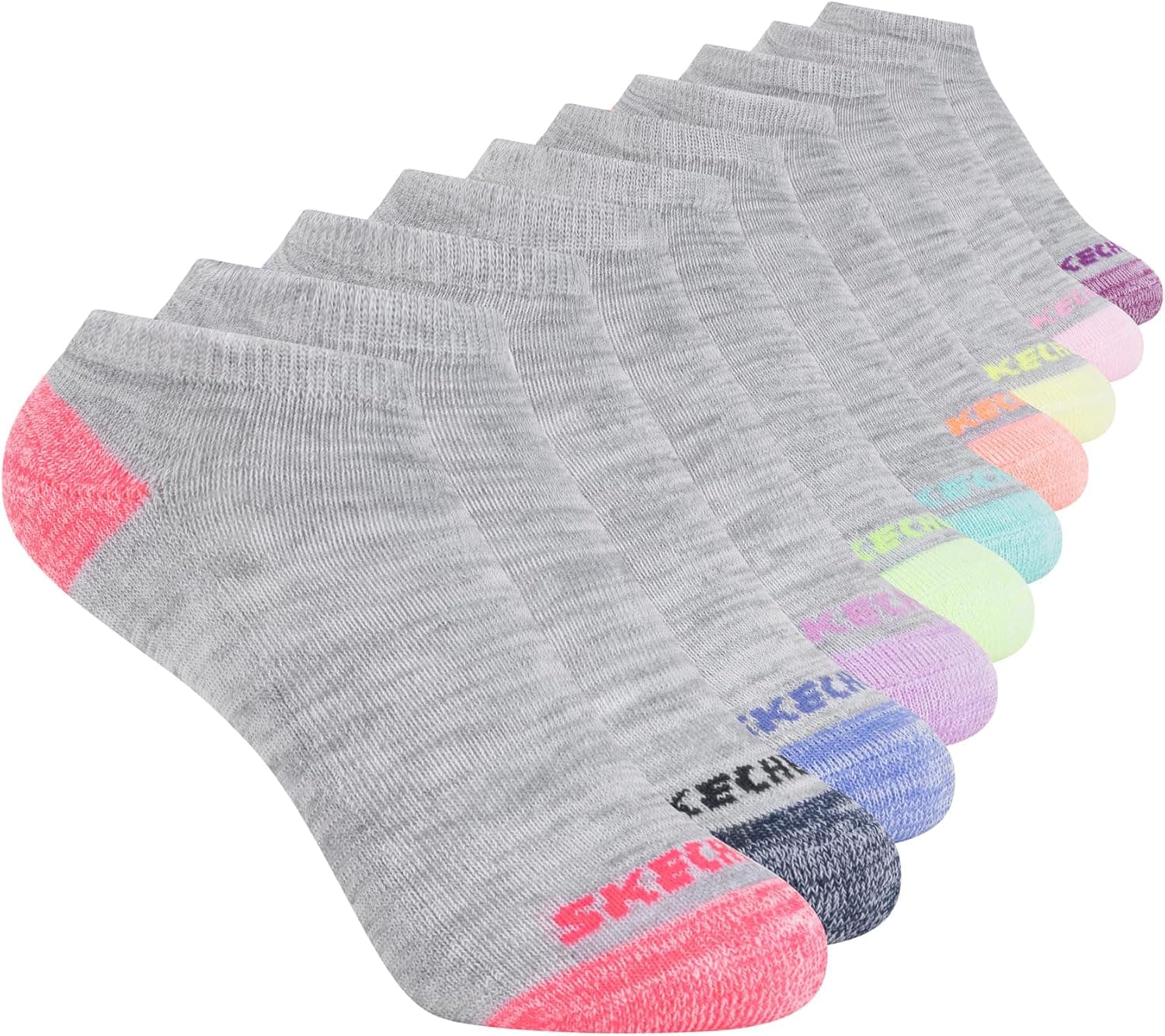 جوراب پسرانه Skechers بسته 10 Pack نو شو ورزشی دویدن جوراب پسرانه Skechers بسته 10 Pack نو شو ورزشی دویدن