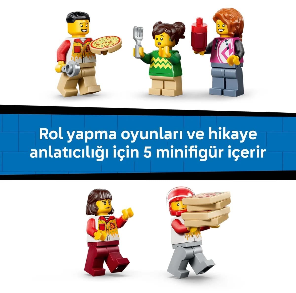 لگو City تحویل پیتزا با وسایل نقلیه مدل 60496 494 قطعه لگو City تحویل پیتزا با وسایل نقلیه مدل 60496 494 قطعه