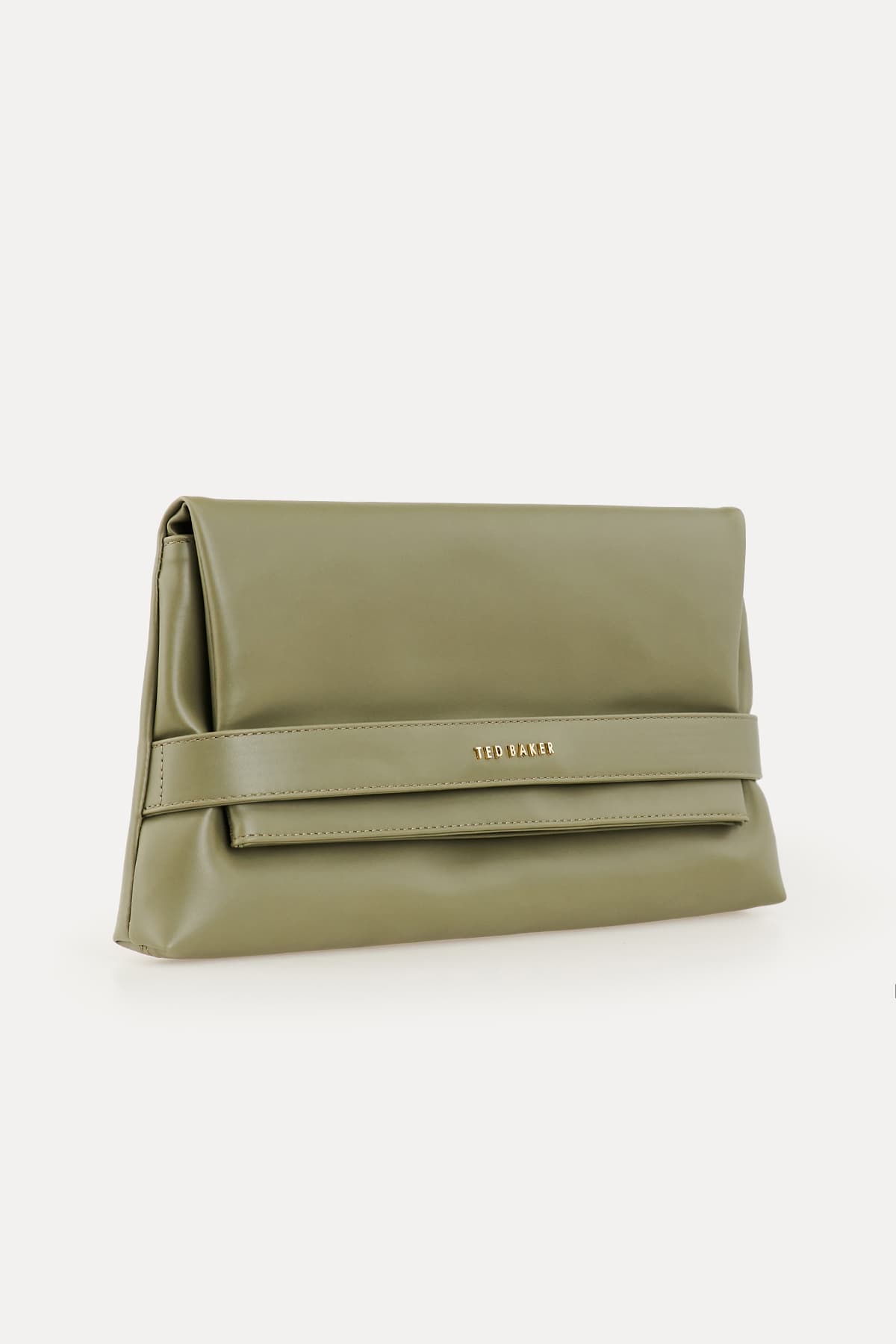 کیف دستی زنانه Ted Baker خاکی با جزئیات کمربندی چرم ساده کیف دستی زنانه Ted Baker خاکی با جزئیات کمربندی چرم ساده