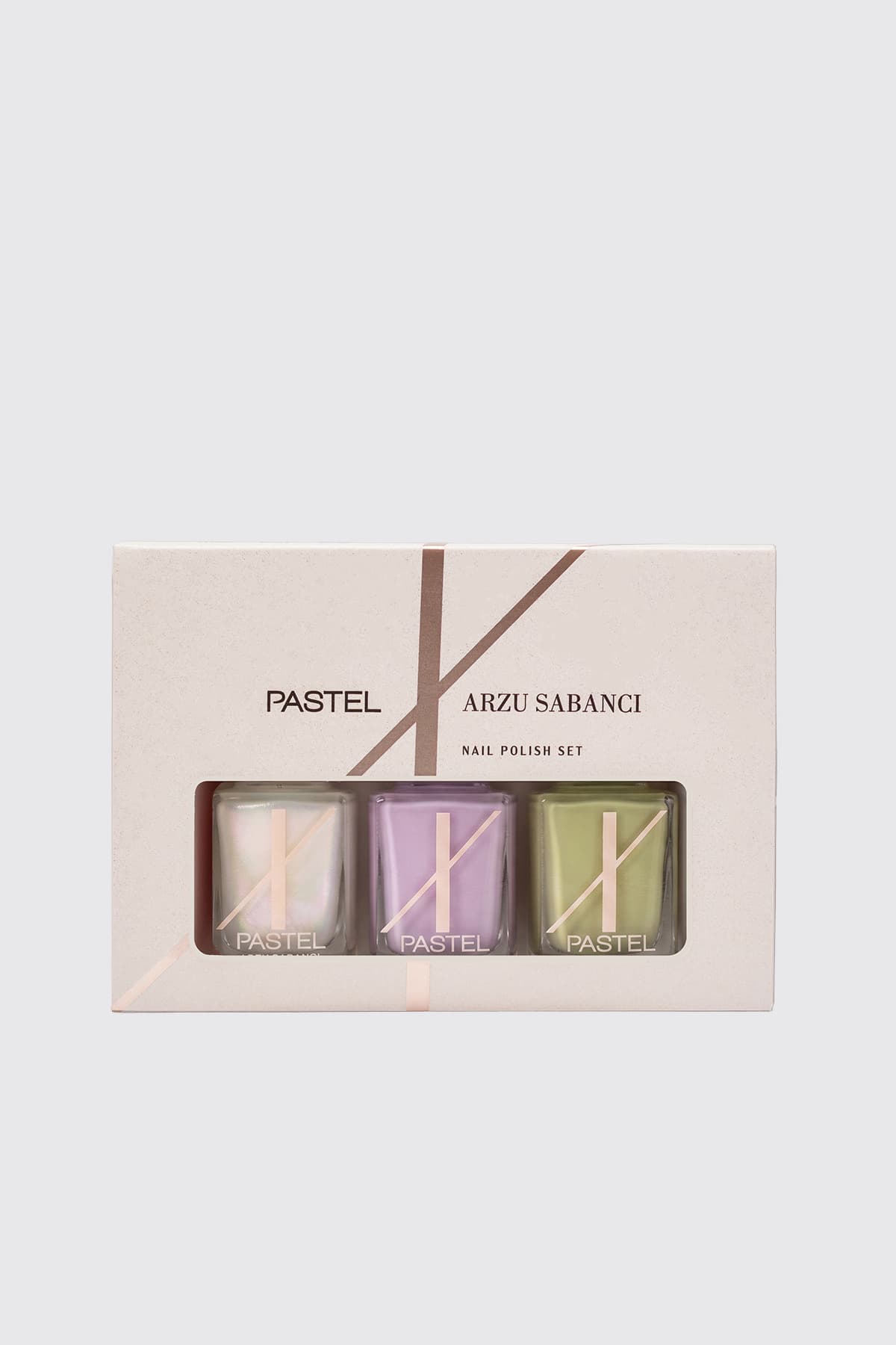 ست لاک ناخن Pastel X Arzu Sabancı Summer Glow ست 4 ست لاک ناخن Pastel X Arzu Sabancı Summer Glow ست 4