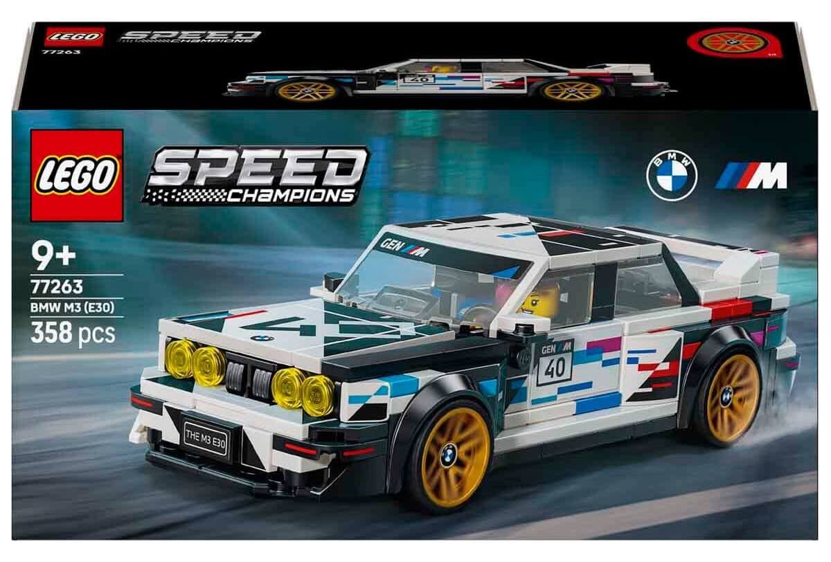 لگو Speed Champions مدل BMW M3 (E30) 77263 با ۱ مینیفیگور لگو Speed Champions مدل BMW M3 (E30) 77263 با ۱ مینیفیگور