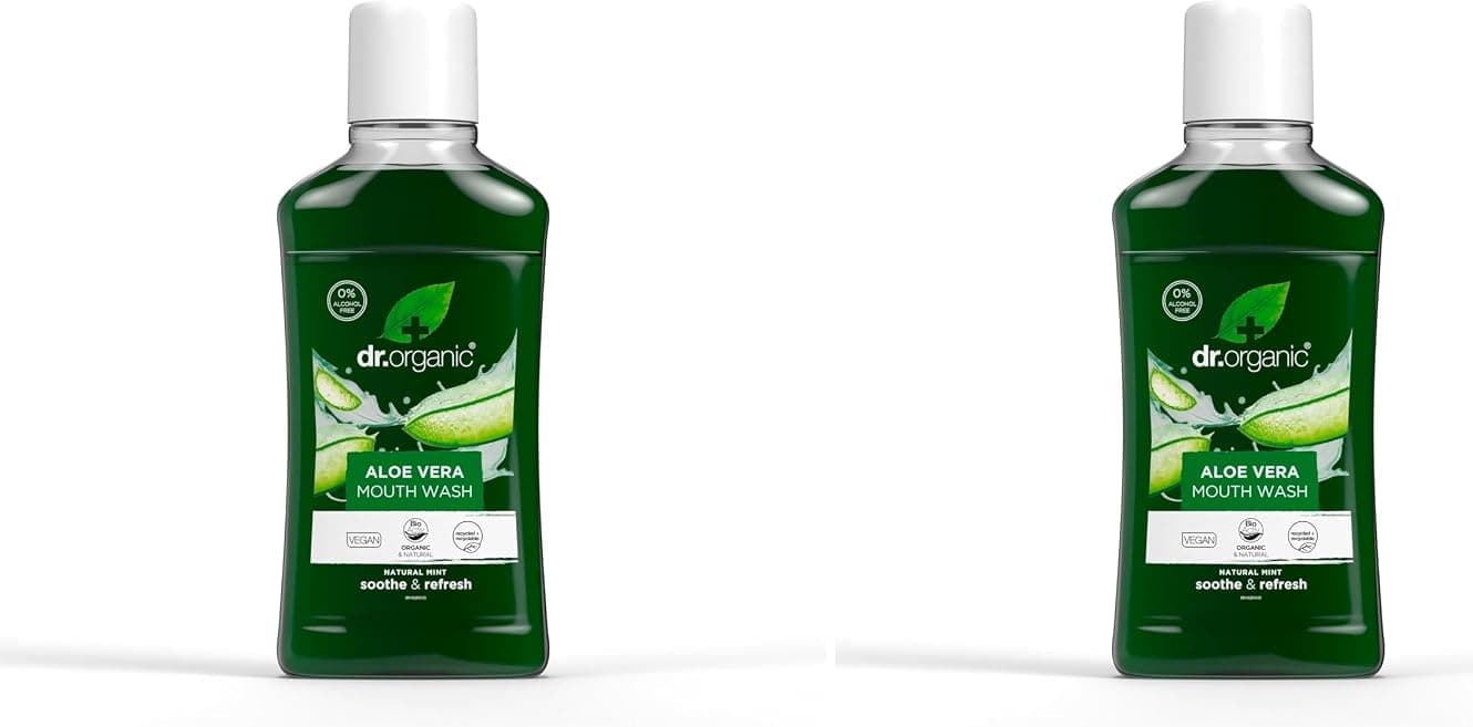دهانشویه Dr.Organic با عصاره درخت چای مدل Tea Tree 500ml دهانشویه Dr.Organic با عصاره درخت چای مدل Tea Tree 500ml
