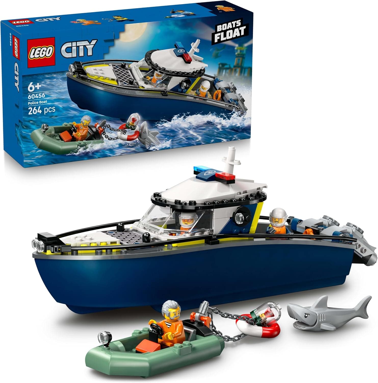 لگو City Police Boat Chase مدل 60456 لگو City Police Boat Chase مدل 60456