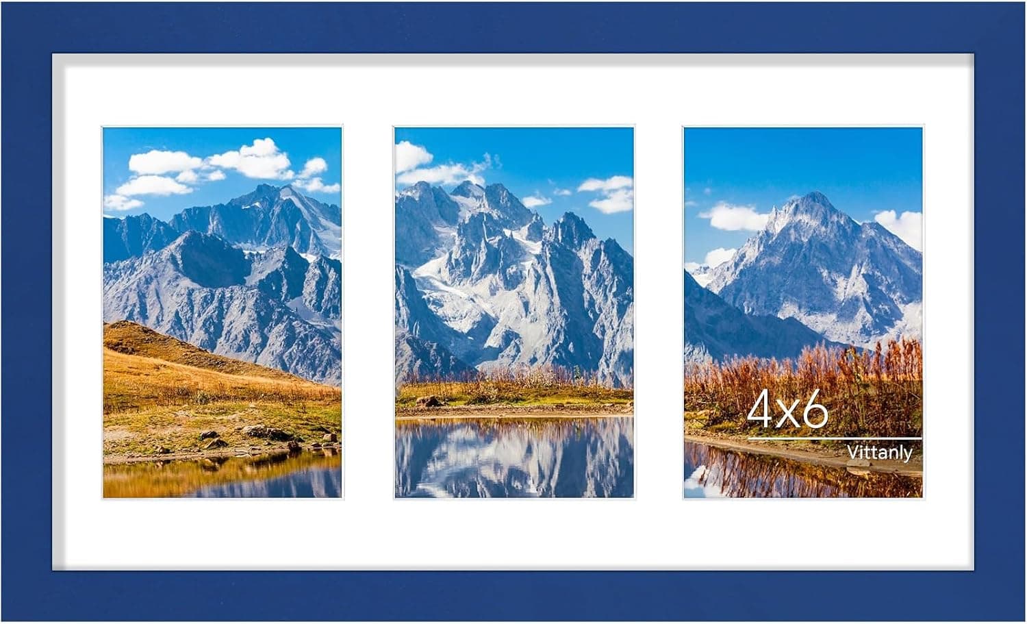 قاب عکس کلاژ Vittanly سایز 8x10 دیواری و رومیزی طبیعی روشن قاب عکس کلاژ Vittanly سایز 8x10 دیواری و رومیزی طبیعی روشن