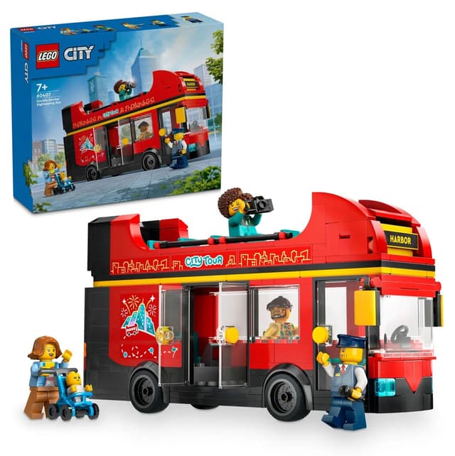 لگو 60407 City اتوبوس گردشگری دوطبقه قرمز، مناسب بالای ۷ سال، 384 قطعه لگو 60407 City اتوبوس گردشگری دوطبقه قرمز، مناسب بالای ۷ سال، 384 قطعه
