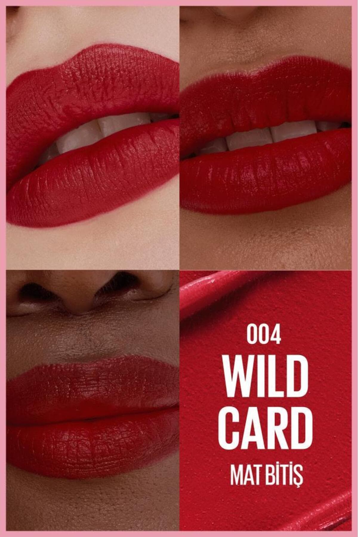 رژ لب Maybelline New York هیالورونیکاسید و روغن مغذی مدل 004 Wild Card رژ لب Maybelline New York هیالورونیکاسید و روغن مغذی مدل 004 Wild Card
