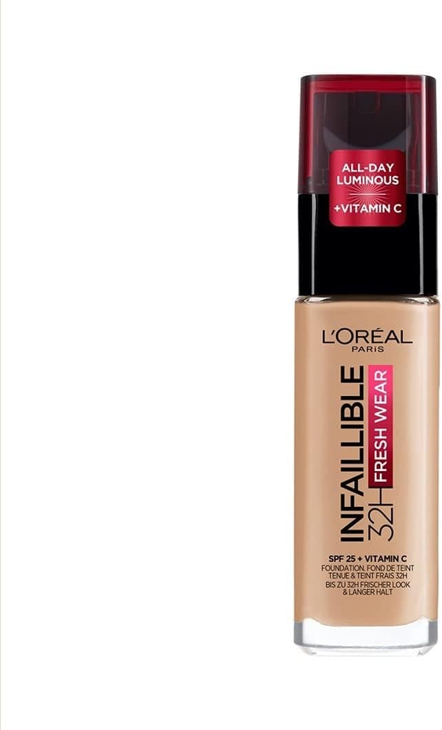 فاندیشن L'Oreal Paris Infaillible 32H رنگ 140 بژ طلایی 30 ml فاندیشن L'Oreal Paris Infaillible 32H رنگ 140 بژ طلایی 30 ml