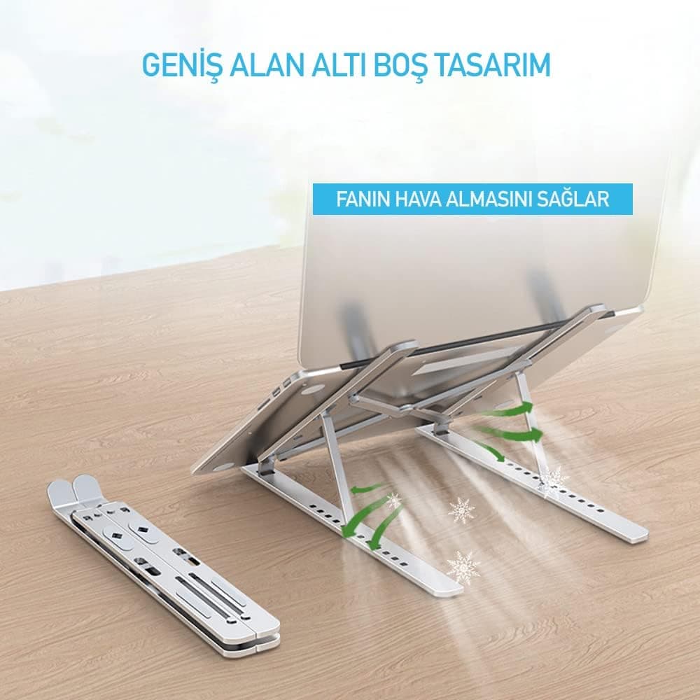 استند لپتاپ OBEV فلزی قابل حمل ضدلغزش استند لپتاپ OBEV فلزی قابل حمل ضدلغزش