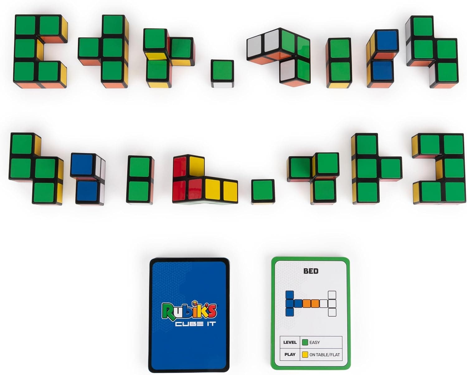 مکعب پازل سهبعدی Rubik's برای کودکان و بزرگسالان، بازی سرعتی حل مسئله مناسب 7+ مکعب پازل سهبعدی Rubik's برای کودکان و بزرگسالان، بازی سرعتی حل مسئله مناسب 7+