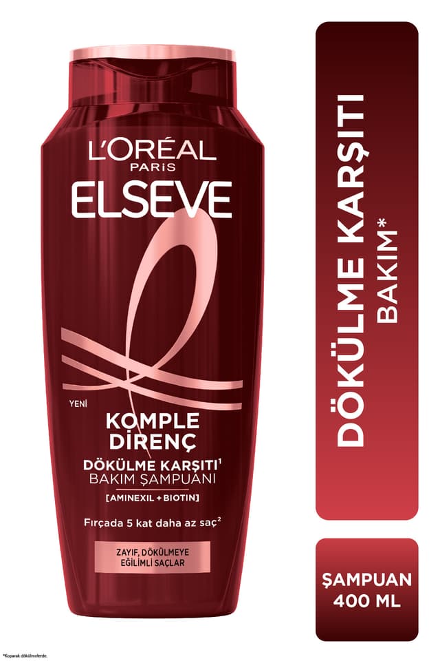 شامپو زنانه Elseve ضد ریزش مقاومکننده 400ml شامپو زنانه Elseve ضد ریزش مقاومکننده 400ml