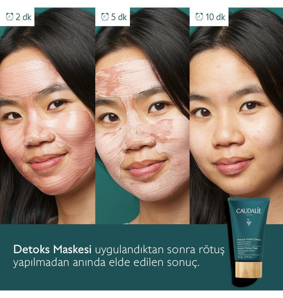ماسک سمزدایی Caudalie Vinoclean 35 ml ماسک سمزدایی Caudalie Vinoclean 35 ml