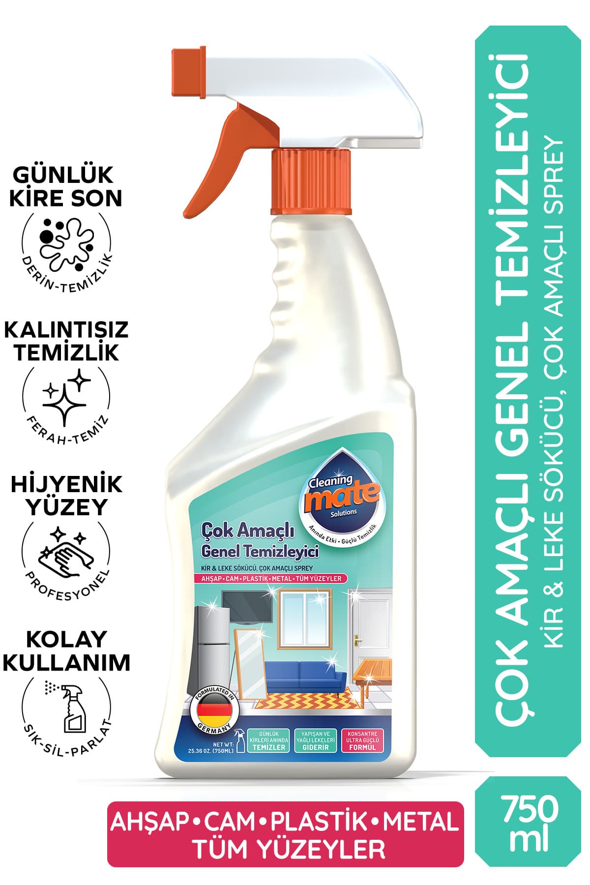 پاککننده چندمنظوره Cleaning Mate Solutions پاککننده چندمنظوره Cleaning Mate Solutions