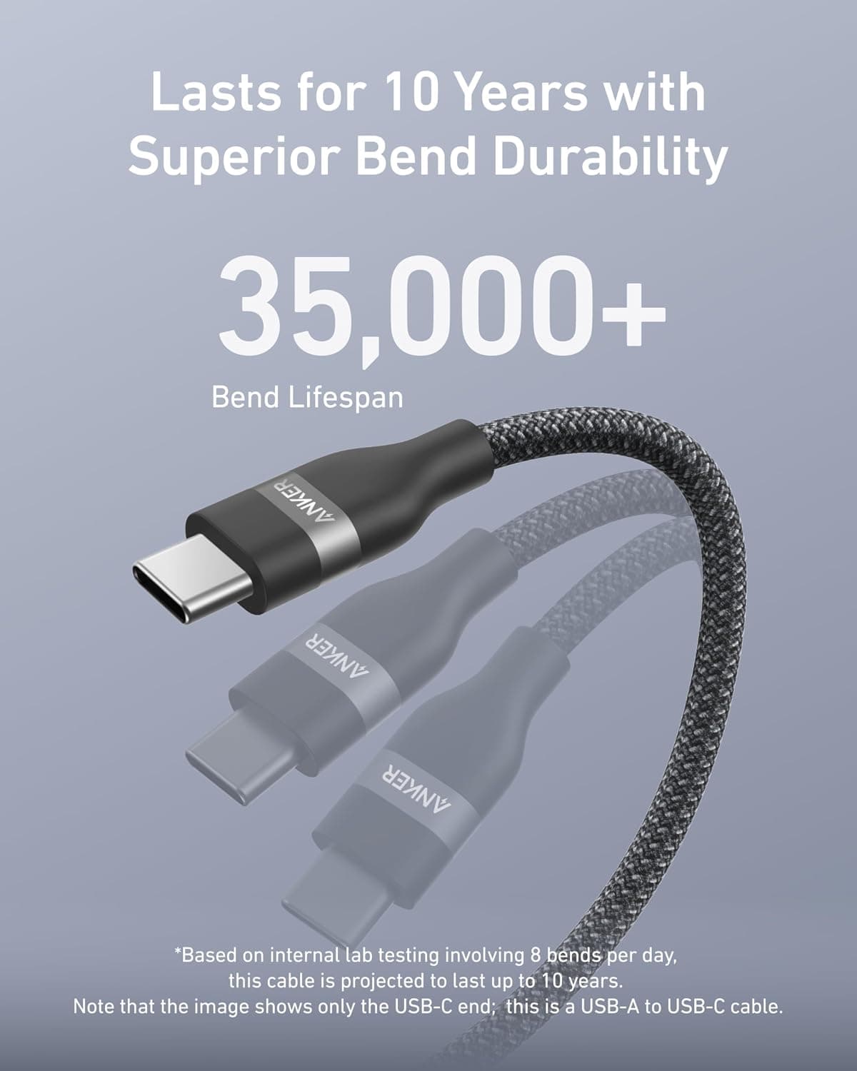 کابل Anker Nano مشکی USB-A به USB-C با قابلیت CarPlay 0.9m کابل Anker Nano مشکی USB-A به USB-C با قابلیت CarPlay 0.9m