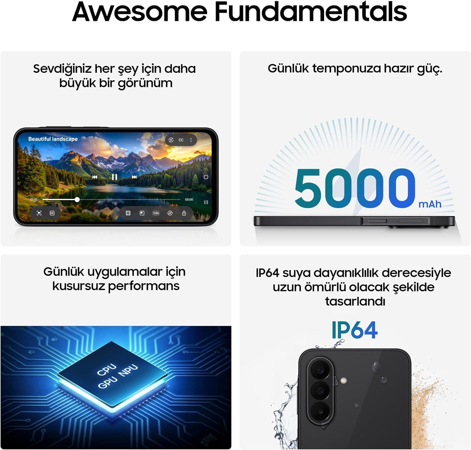 گوشی موبایل Samsung Galaxy A27 5G مشکی حافظه 256GB رم 8GB گوشی موبایل Samsung Galaxy A27 5G مشکی حافظه 256GB رم 8GB