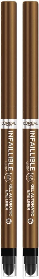 خط چشم مایع Infaillible برند L'Oreal Paris رنگ اسپرسو برنزه مدل 12 خط چشم مایع Infaillible برند L'Oreal Paris رنگ اسپرسو برنزه مدل 12
