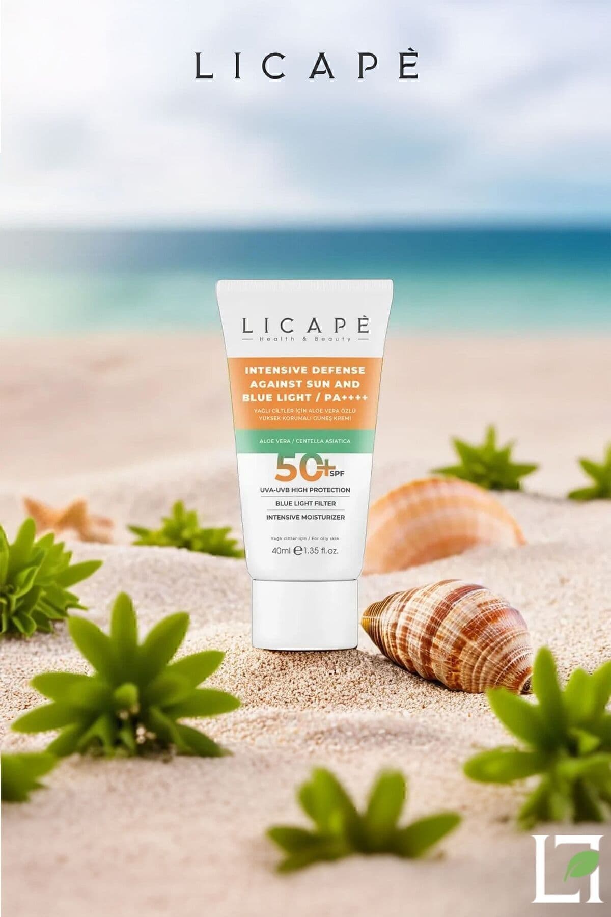 کرم ضد آفتاب Licape برای پوست چرب با آلوئه ورا فاکتور +50 40ml کرم ضد آفتاب Licape برای پوست چرب با آلوئه ورا فاکتور +50 40ml