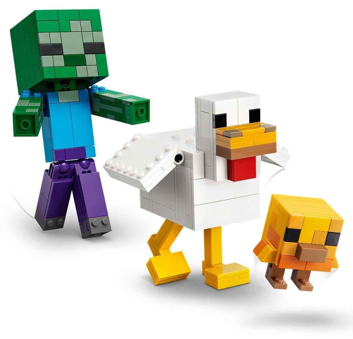 لگو Minecraft مرغ جاکی مدل 21582 با 344 قطعه لگو Minecraft مرغ جاکی مدل 21582 با 344 قطعه