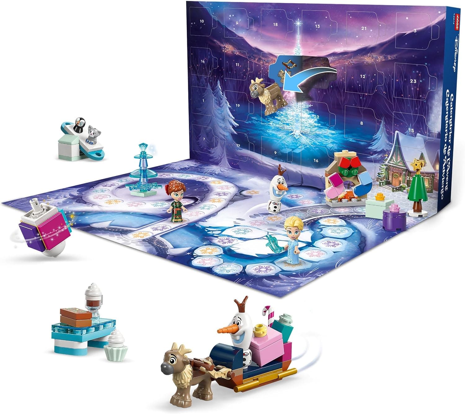لگو Disney Karlar Ülkesi تقویم سال نو 2025 مدل 43273 لگو Disney Karlar Ülkesi تقویم سال نو 2025 مدل 43273