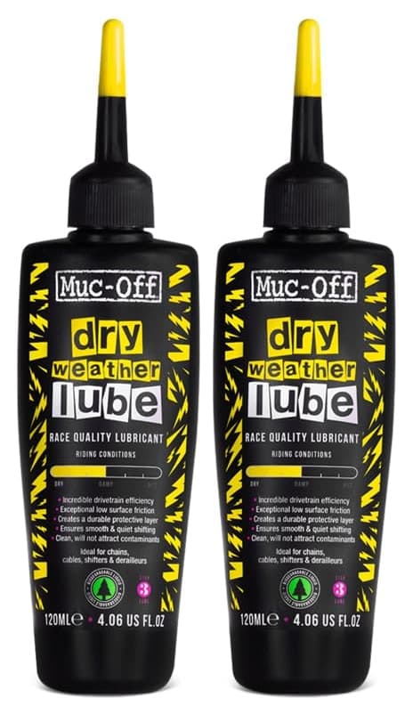 روانکننده زنجیر دوچرخه Muc-Off مناسب شرایط خشک، زیستتخریبپذیر 2 Pack 4 fl oz روانکننده زنجیر دوچرخه Muc-Off مناسب شرایط خشک، زیستتخریبپذیر 2 Pack 4 fl oz