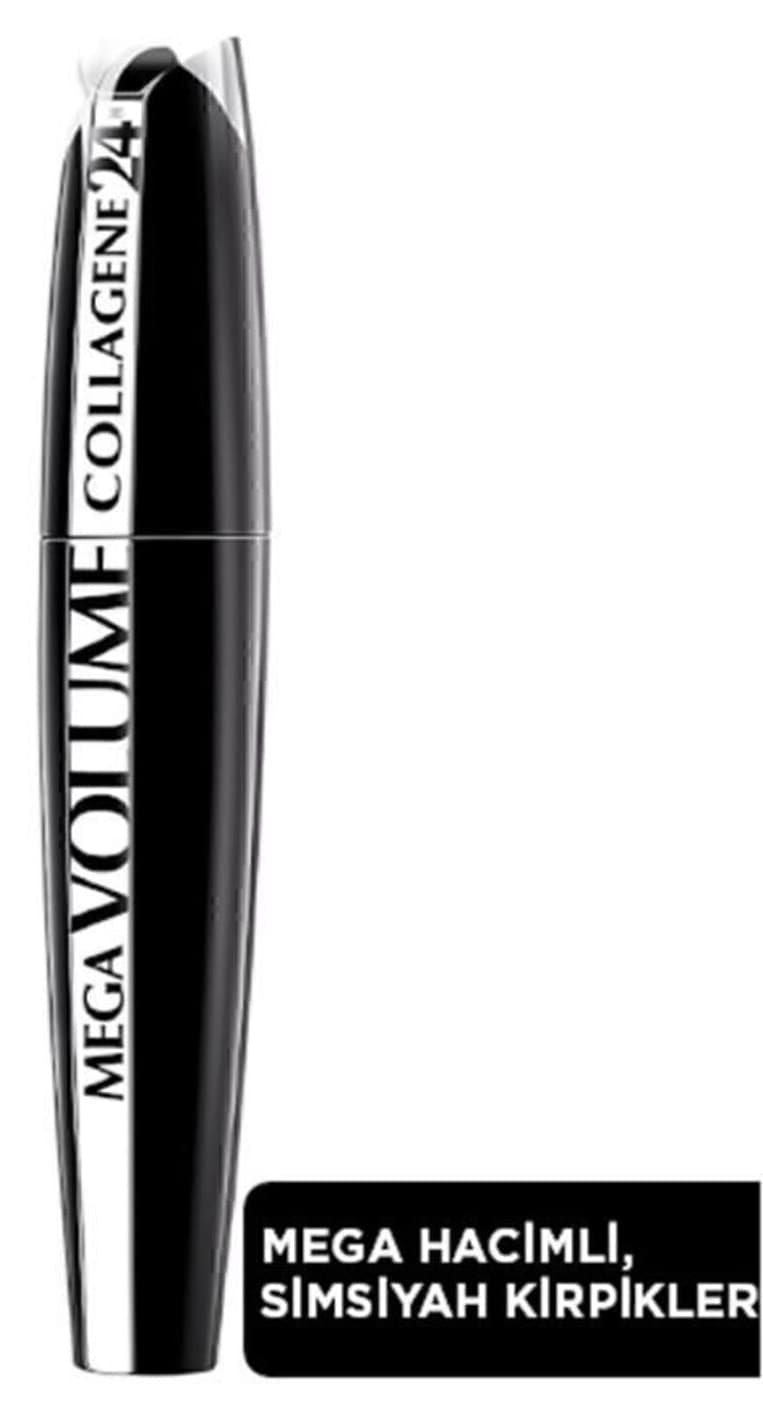 ماسکارا L'Oreal Paris مشکی Mega Volume Collagene 24h ماسکارا L'Oreal Paris مشکی Mega Volume Collagene 24h