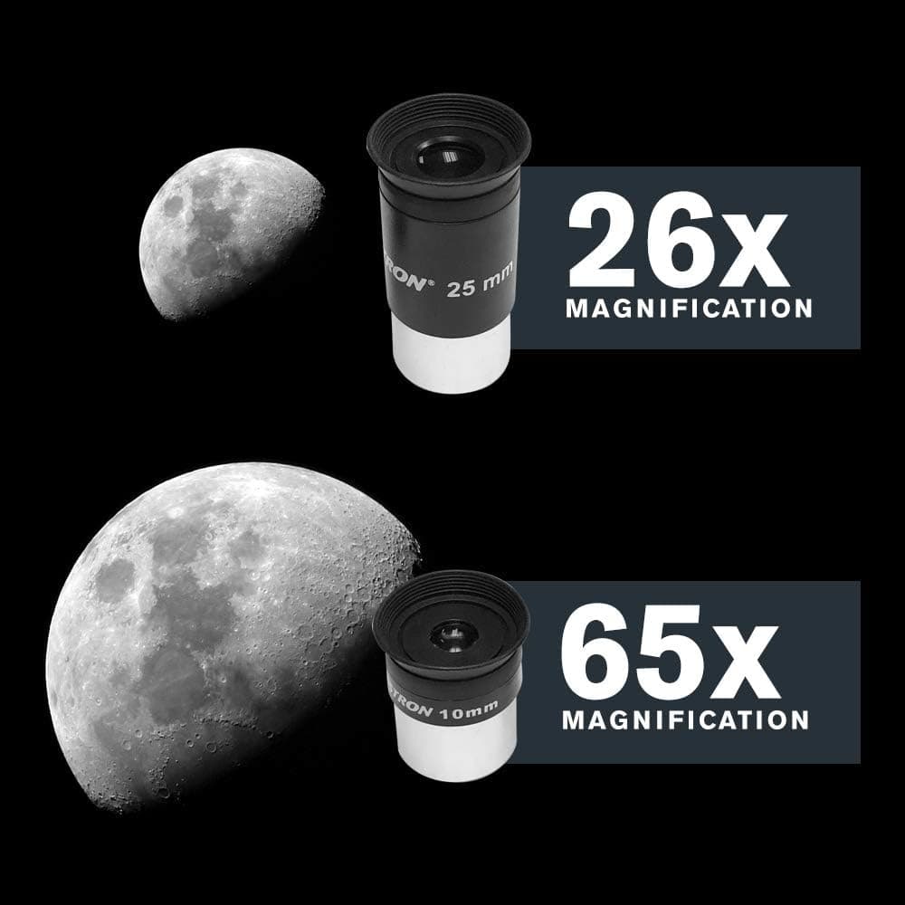 تلسکوپ بازتابی نیوتنی Celestron مدل StarSense Explore DX 130 با دو چشمی، پایه نگهدارنده تلفن و سهپایه قابل تنظیم مشکی تلسکوپ بازتابی نیوتنی Celestron مدل StarSense Explore DX 130 با دو چشمی، پایه نگهدارنده تلفن و سهپایه قابل تنظیم مشکی