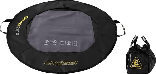 زیرانداز تعویض لباس CRESSI مشکی/زرد قطر 70 cm زیرانداز تعویض لباس CRESSI مشکی/زرد قطر 70 cm