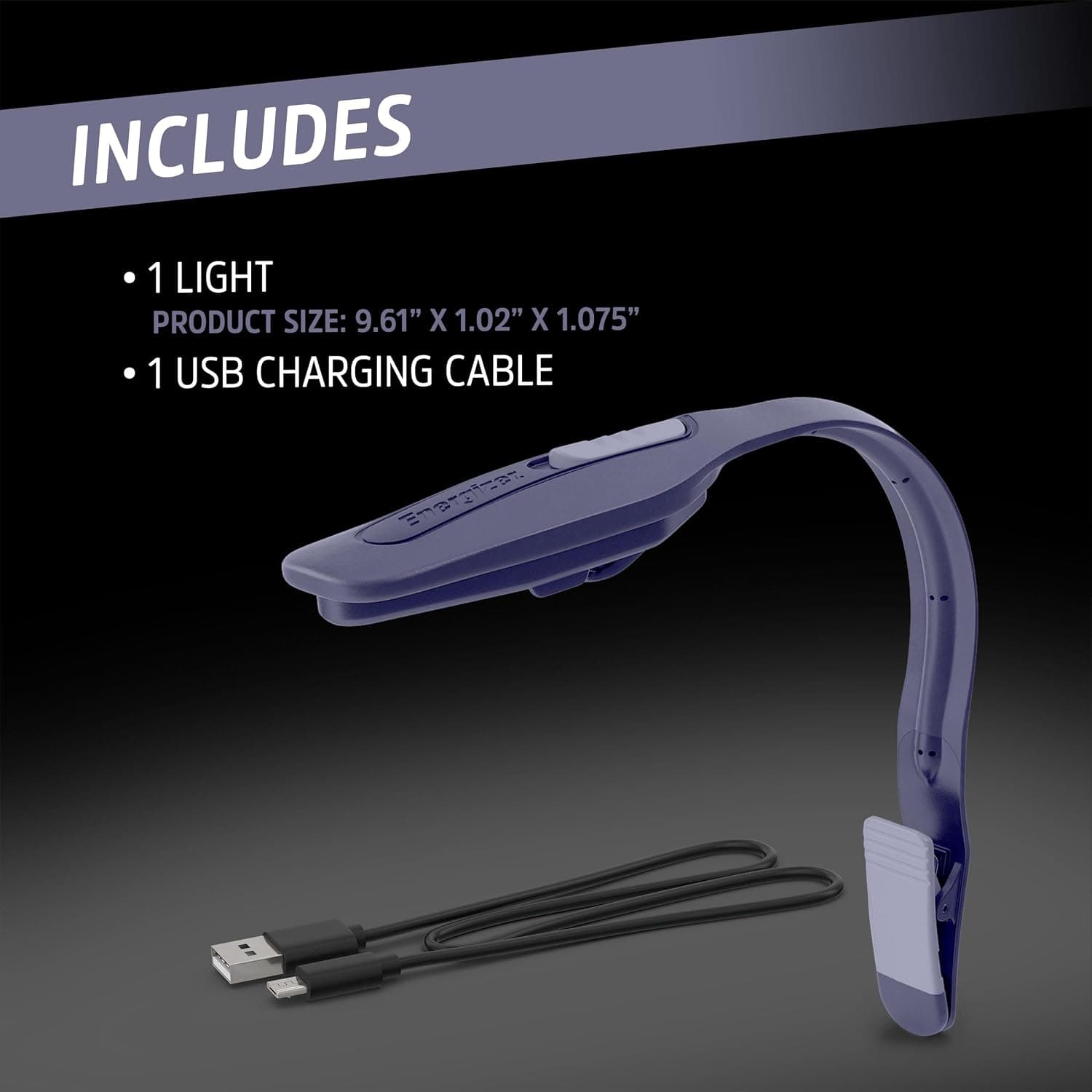 چراغ مطالعه Energizer شارژی LED نور گرم بنفش مدل Flex-R چراغ مطالعه Energizer شارژی LED نور گرم بنفش مدل Flex-R