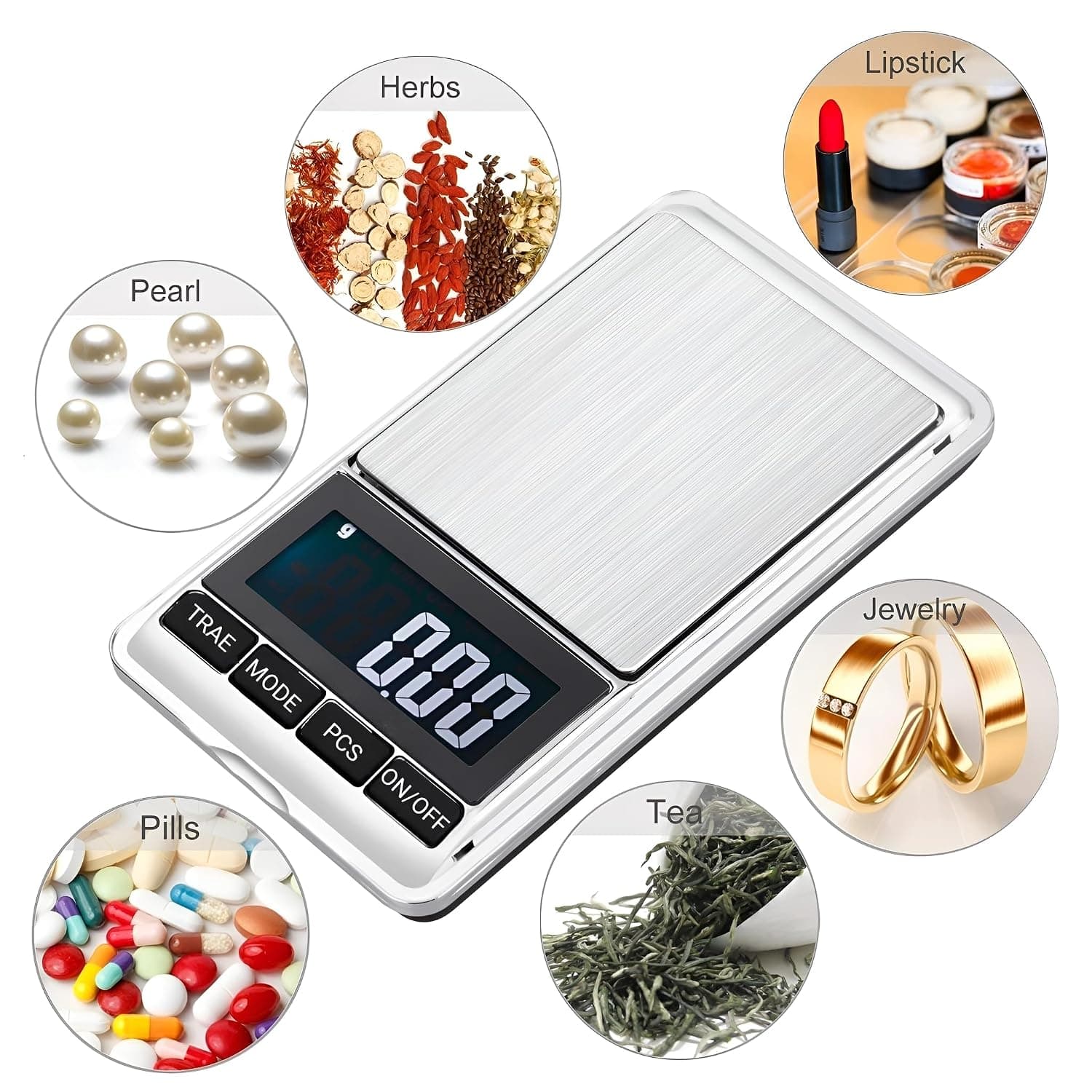 ترازو دیجیتال Disenkelubo با دقت 0.01g و ظرفیت 500g برای آشپزخانه و طلا ترازو دیجیتال Disenkelubo با دقت 0.01g و ظرفیت 500g برای آشپزخانه و طلا