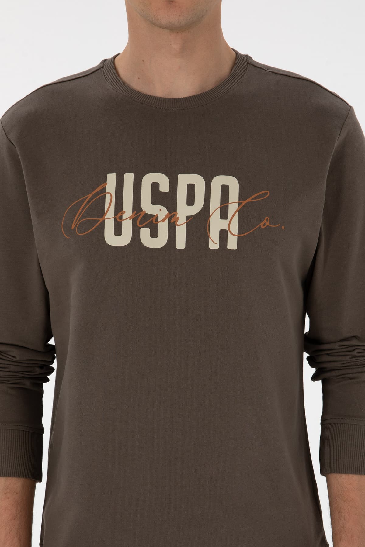سوئیشرت مردانه U.S. Polo Assn. یقه گرد فیت معمولی ویزون نازک مدل 50315570-VR052 سوئیشرت مردانه U.S. Polo Assn. یقه گرد فیت معمولی ویزون نازک مدل 50315570-VR052