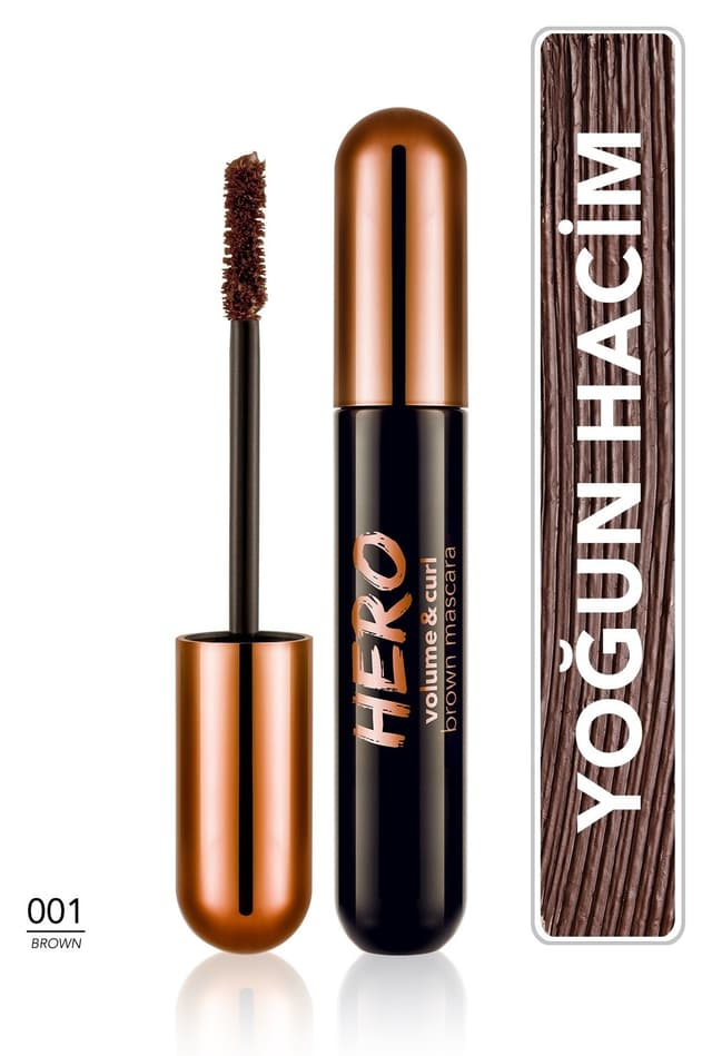ریمل Flormar حجمدهنده و فرکننده ضدآب قهوهای مدل Hero Volume & Curl Mascara-8682536093569 ریمل Flormar حجمدهنده و فرکننده ضدآب قهوهای مدل Hero Volume & Curl Mascara-8682536093569