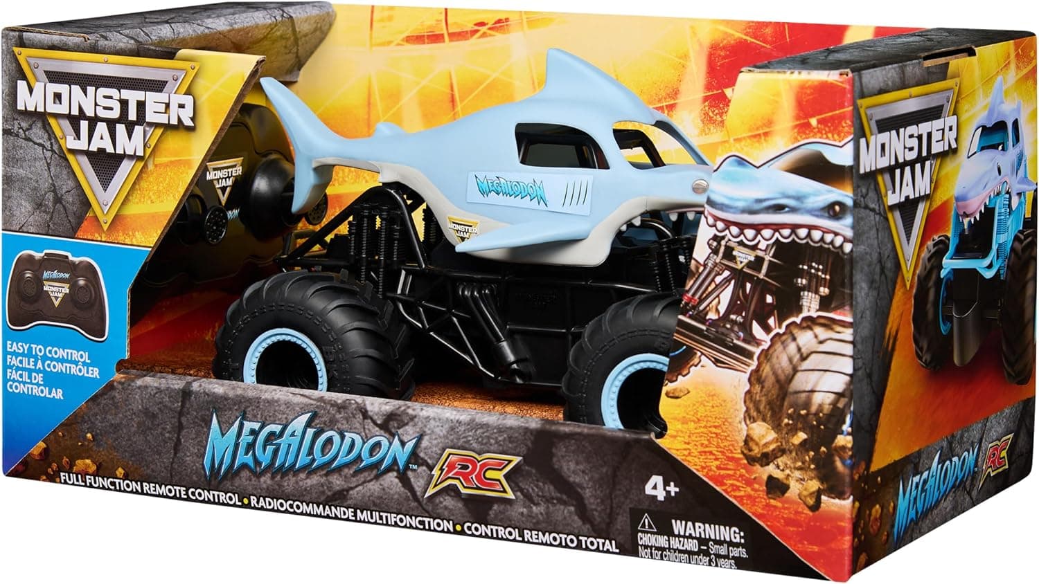 ماشین کنترلی Monster Jam مدل Megaladon مقیاس 1:24 ماشین کنترلی Monster Jam مدل Megaladon مقیاس 1:24