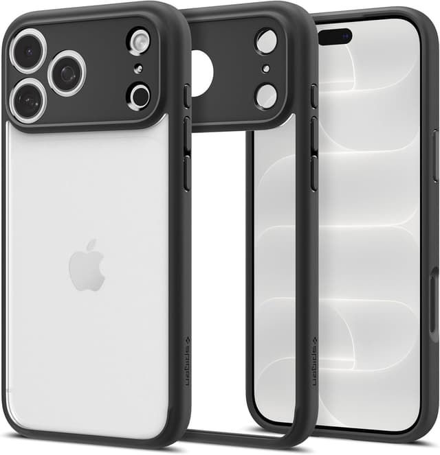 قاب گوشی Spigen Ultra Hybrid مشکی مات برای iPhone 18 Pro قاب گوشی Spigen Ultra Hybrid مشکی مات برای iPhone 18 Pro